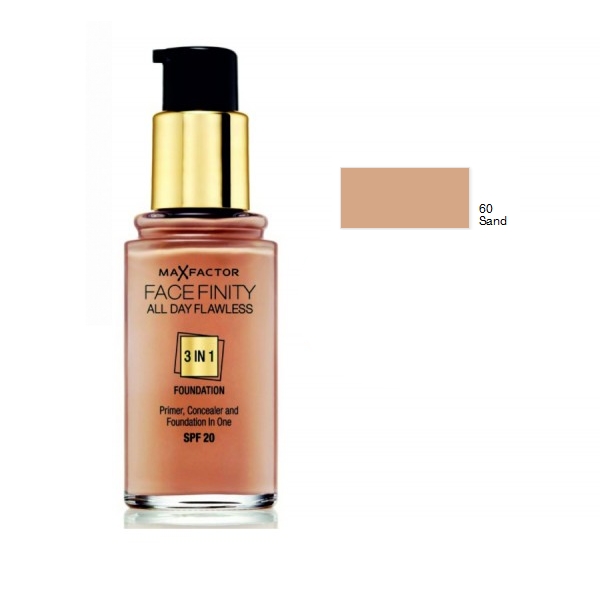 Base Face Finity 3 em 1 60 Sand Max Factor 30mL